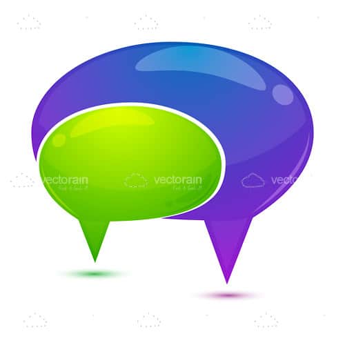 Bright Colorful Dialogue Bubbles